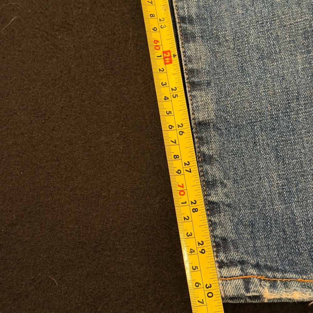 Ralph Lauren Denim & Supply Straight Leg Flag Logo Men's 40x30 Distressed Jeans - Picture 3 of 8